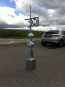 pièces d'ornements métalliques de toitures