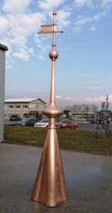 pièces d'ornements métalliques de toitures